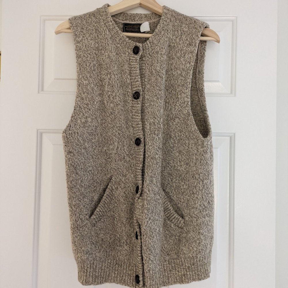 Vintage Eddie Bauer Gilet - cream & tan